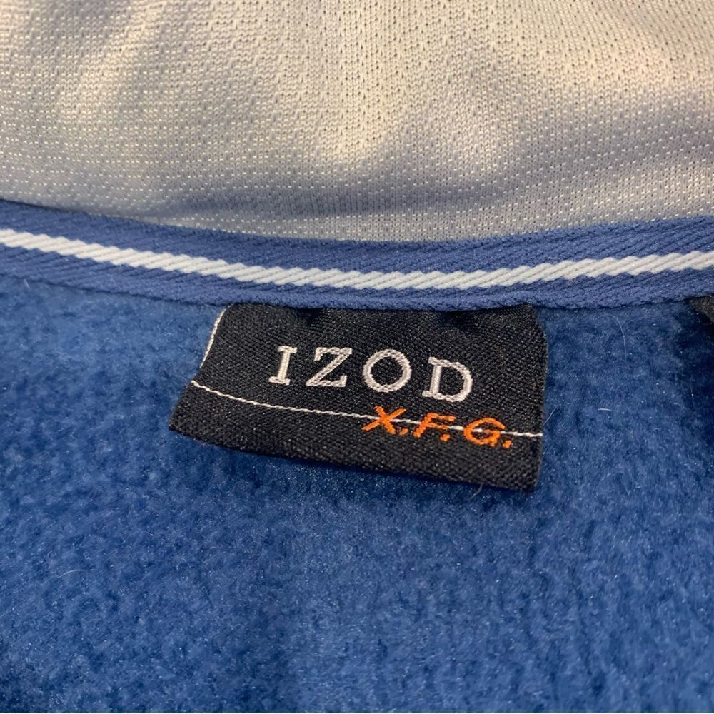 IZOD Fleece Pullover Blue Size XL - Picture 5 of 10
